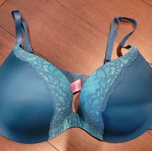 La Senza Body Kiss Turquoise Underwire Push Up Bra 36DD